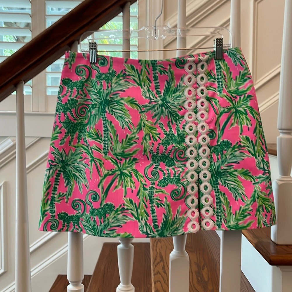 Pink and green Lilly Pulitzer skort